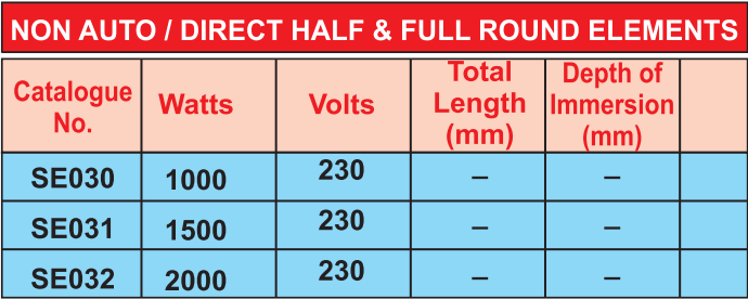 8-Non-Auto-Direct-Half-Full-Round-Elements